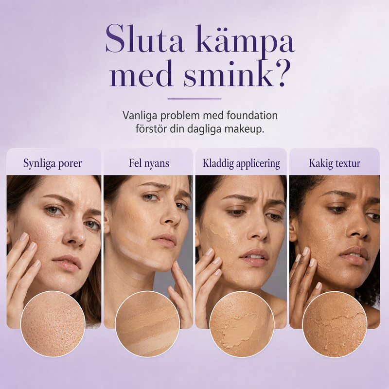 2-i-1 foundationstift som skiftar färg