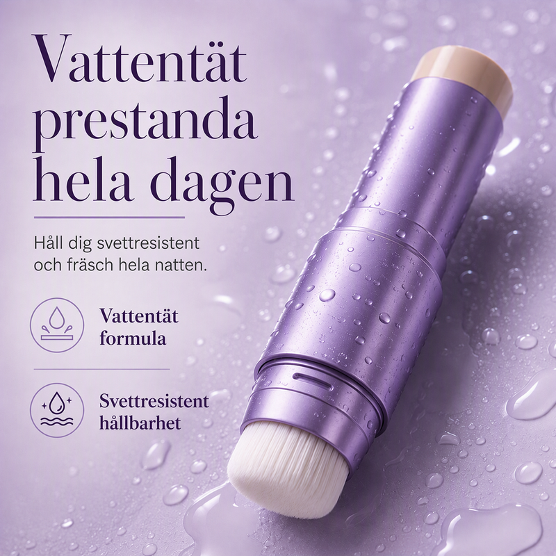 2-i-1 foundationstift som skiftar färg