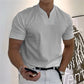 👕Herr Business-T-shirt med kort ärm och V-ringning – Andningsbar bomullsblandning, klassisk passform och finns upp till 5XL ✨
