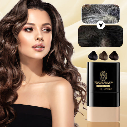 💖Omedelbar hårfärg sticka med inbyggd kam