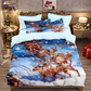 Festive Christmas 3-Piece Duvet Cover Set