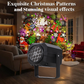 🎄 50% REA NU! 🔥 Roterande LED-julprojektor - 8 Festliga Mönster & Vattentät, Perfekt för Julpynt Utomhus ✨