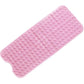 Halkfri badmattor 100 × 40 cm med sugkoppar
