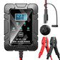 🔥🎁Nyhet 50 % RABATT🔥Smart 6V/12V batteriladdare – 7-stegs laddning, pulsreparation & LCD-skärm 🔋⚡