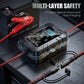 🔥🎁Nyhet 50 % RABATT🔥Smart 6V/12V batteriladdare – 7-stegs laddning, pulsreparation & LCD-skärm 🔋⚡