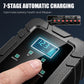 🔥🎁Nyhet 50 % RABATT🔥Smart 6V/12V batteriladdare – 7-stegs laddning, pulsreparation & LCD-skärm 🔋⚡