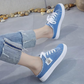 👟 50% RABATT! 👖 Damernas Denim Mule Sneakers – Slip-on Design, Bekväm Sula & Perfekt För En Avslappnad, Trendig Sommarlook ☀️
